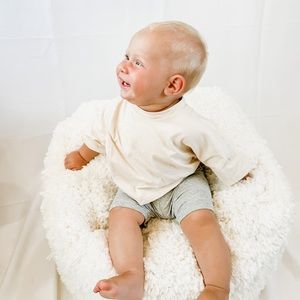 Speckled Ribbed Bike Shorts